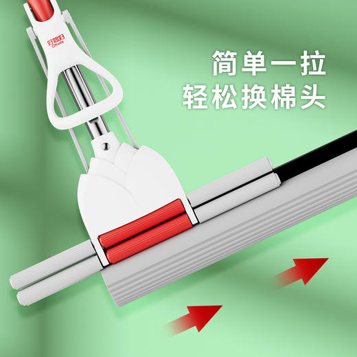 好媳妇胶棉头新款大号家用吸水海绵拖把免手洗一拖净拖地神器 商品图1