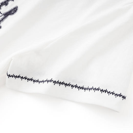 「高货wl」全新升级【铂金会员174/天猫229/差价55】(94912)洛诗琳时尚撞色圆领T恤2025夏季新款宽松气质极简风上衣 商品图3