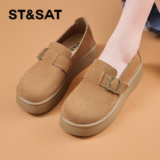 星期六复古经典百搭厚底全包勃肯鞋SSD1111CAZ 商品图0