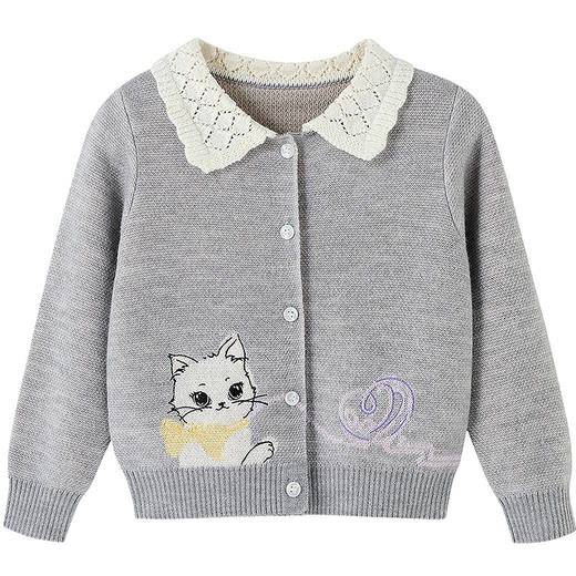 【实体店同款】女童开衫秋季新款安奈儿童装XG534118 商品图6