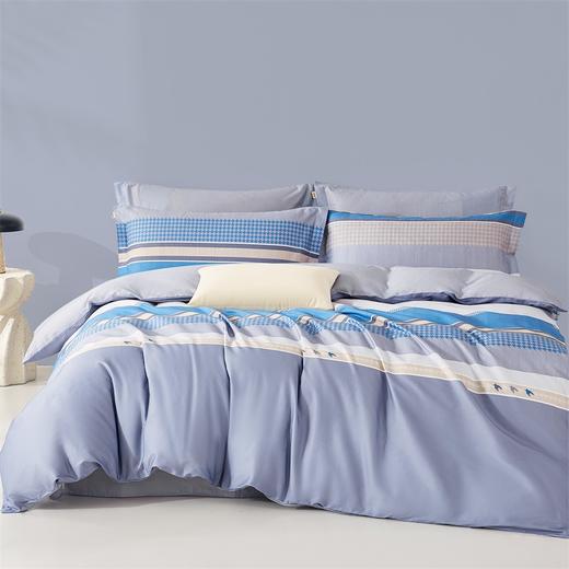 【维科家纺】全棉印花三件套-诺威（蓝） 商品图3