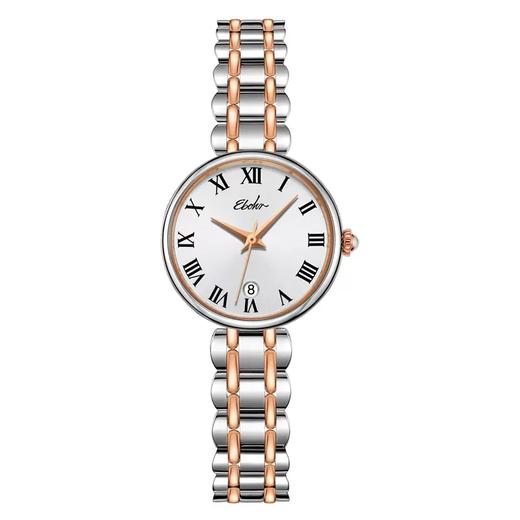 依波手表1126钢带日历时尚小巧超薄石英女表潮流 商品图2