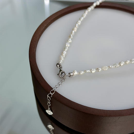 佐奈美（SANAMI）925银米粒巴洛克淡水珍珠项链 商品图3