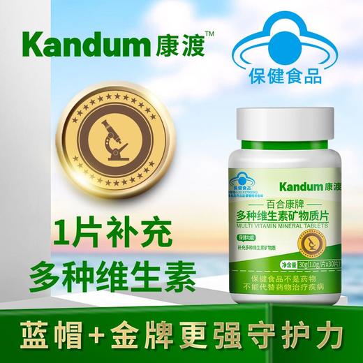 【GJ链接请勿用!!!】【康渡多维素片】15种维生素矿物质，协力补充关键营养，浓缩一小粒，守护身体健康。 商品图0