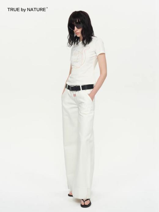 TRUE by NATURE/25SPN01/低腰直筒牛仔裤 商品图2