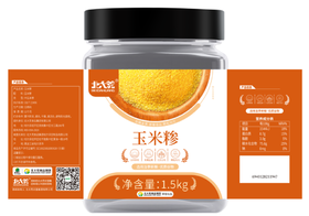 "爱谷粒系 列玉米糁1.5kg"