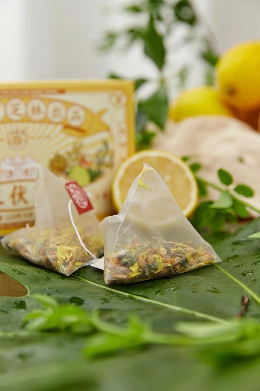 三伏天闭眼入3盒到手39.9宝芝林三伏茶百年老字号出品8味草本原材精心搭配低温烘焙0添加不熏硫免煮即泡即喝配料表干净基地直邮 商品图4