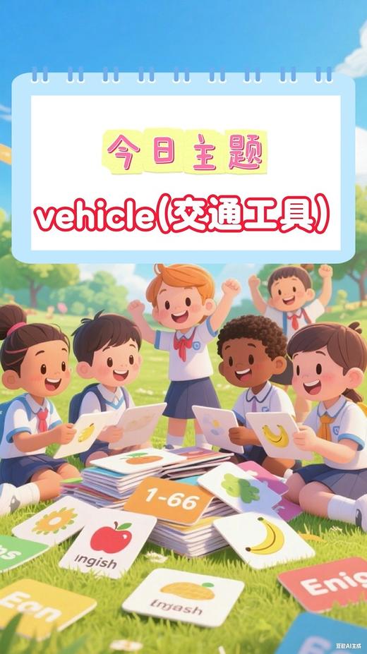 Lesson14《vehicle》交通工具 第一节 商品图0