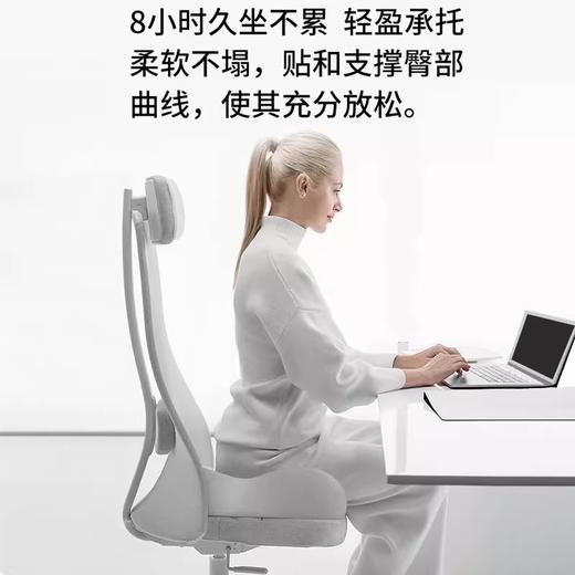 【46.9元买坐垫送靠背！】 W型记忆棉美臀坐垫靠背，人体工学W型双曲面设计；完美贴合臀部曲线，内含记忆棉，柔韧缓压！ 商品图11