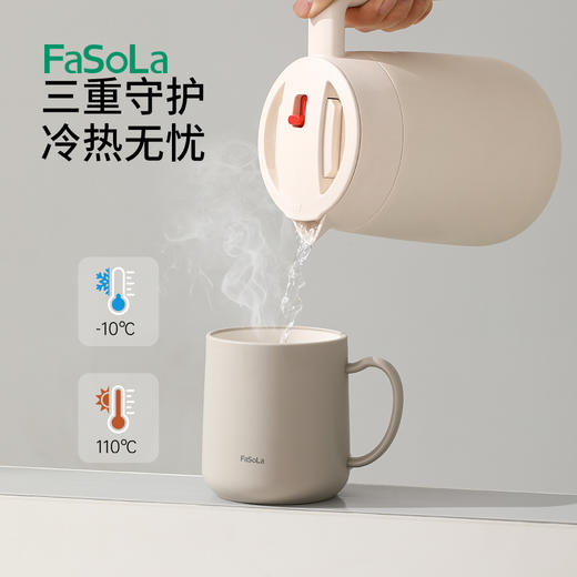 FaSoLa刷牙漱口杯子学生宿舍防霉抗菌牙缸高颜值朝暮抗菌口杯 商品图3