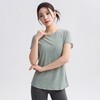 跃牌【轻匀系列】竹节纱夏季透气瑜伽T裇镂空美背运动上衣女瑜伽服圆领健身短袖夏UTX41025 商品缩略图4