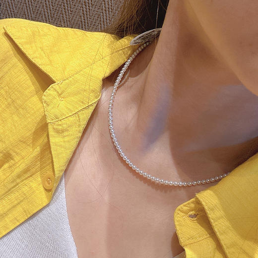 严选 | 佐奈美 SANAMI  925银 强光高品质淡水小米珍珠项链 商品图4