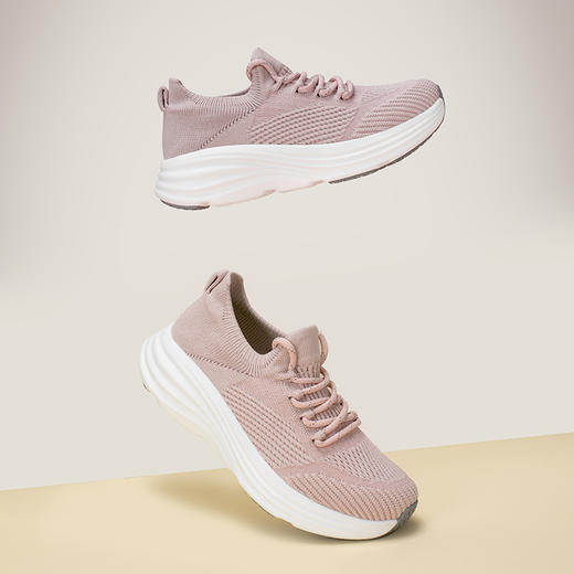 【羽翼轻透 缓震舒适】嘉适步休闲运动轻便飞织袜套鞋 商品图2