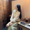 火桐hooton 花环锦簇 19姆米双乔卷边编织真丝上衣795098 商品缩略图4