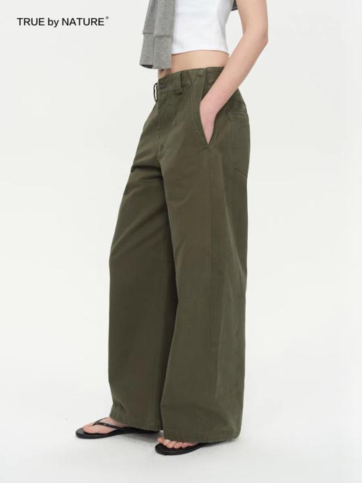 TRUE by NATURE/25SPK02/水洗廓形弯刀休闲裤 商品图4