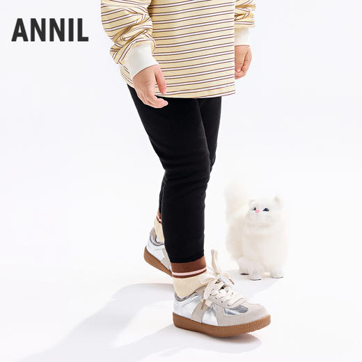 【实体店同款】女童全腰针织打底夹裤秋季新款安奈儿童装XG536145 商品图1