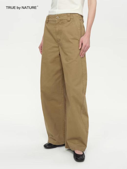 TRUE by NATURE/25SPK02/水洗廓形弯刀休闲裤 商品图3
