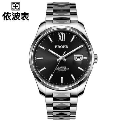 依波表2102全自动机械表钨钢带日历情侣表夜光女士表 商品图1