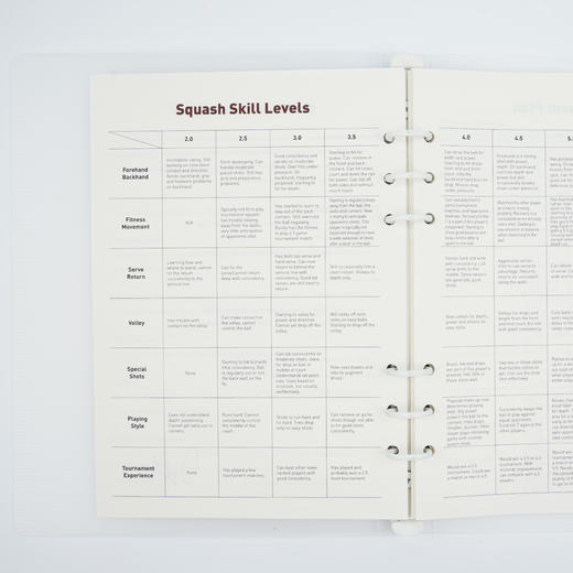 趁早活页梦想壁球手册目标制定训练计划记录日程本 商品图2