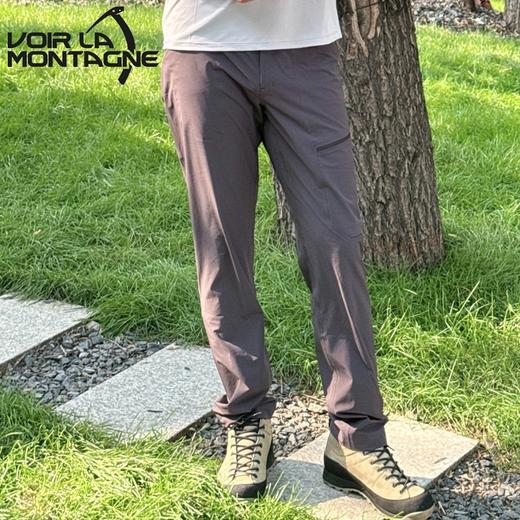 Voir La Montagne/见山 D2 Tau 薄款软壳速干裤长裤防泼水配腰带 商品图0
