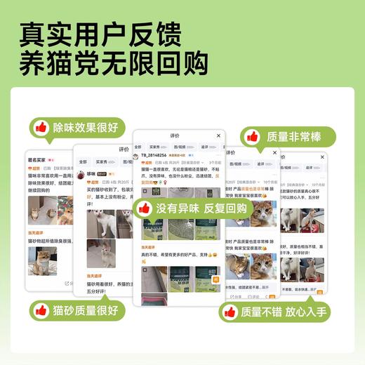 耐威克｜绿茶味｜豆腐猫砂/混合猫砂｜长效除臭｜瞬间结团｜茶香专利 商品图4