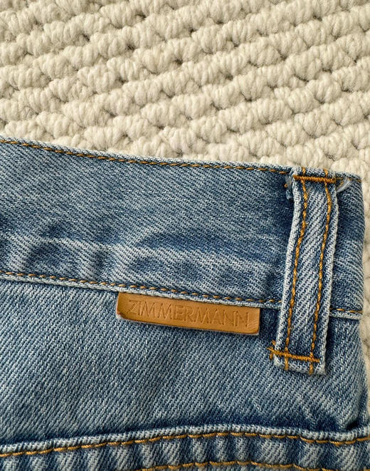 牛仔阔腿裤。自己备注号码 商品图7