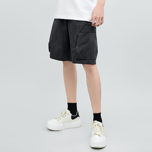 【新品上新】HX 夏季工装休闲宽松五分裤C206520017101/02 商品图1