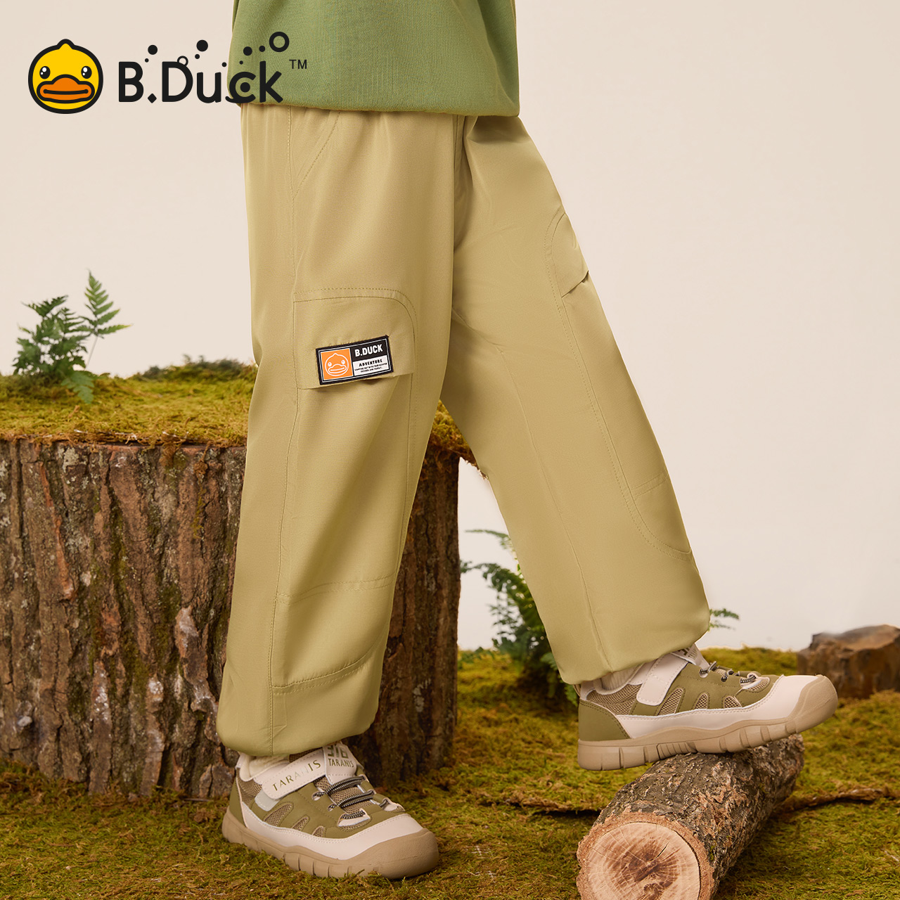 B.Duck小黄鸭童装春秋休闲裤105-150 BF3557098A