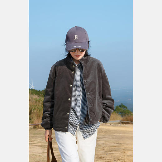 灯芯绒羽绒服（双面穿） 商品图0