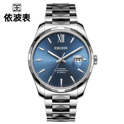 依波表2102全自动机械表钨钢带日历情侣表夜光女士表 商品图2