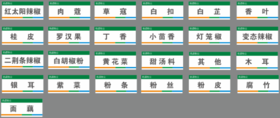 【TS】8-3.5cm调料贴 亚克力+背面贴双面胶（食堂）