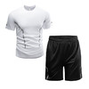 【DH】大依优型大码短袖短裤套装冰丝速干T恤男士运动套装胖子加肥加大码夏季健身男 商品缩略图1
