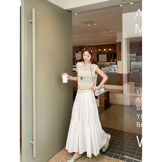 【129元任选2件】现货！宽松休闲风渐变条纹T 商品图2