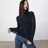 simplepieces冬季新品SPS毛织女高领长袖针织衫 商品缩略图1