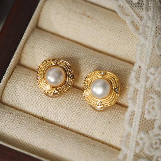Manreya “罗马神话”淡水珍珠耳夹系列 商品图1