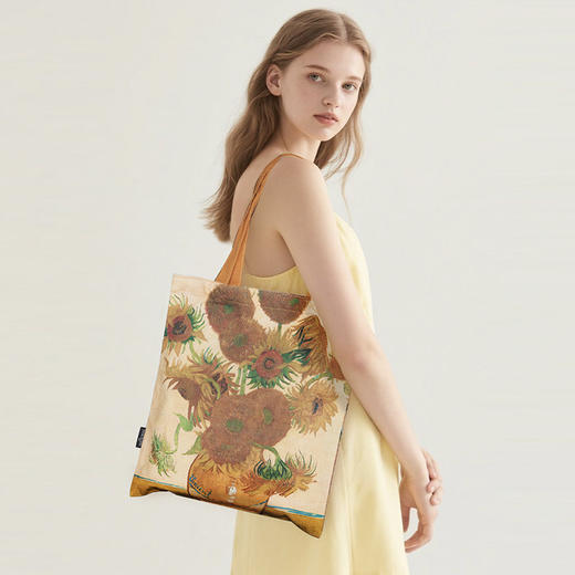 英国国家美术馆大师系列梵高向日葵帆布包 商品图1