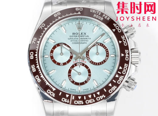 劳力士宇宙计型 VS迪通拿 VS新款包边迪通拿冰蓝迪透底 4131机 包边陶瓷圈 男士腕表 商品图4