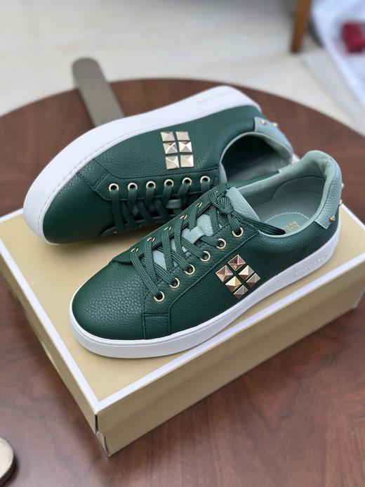 偏大！保真，拍小一码！正品MK女鞋，超奢侈的全头层纳帕皮休闲板鞋 商品图0