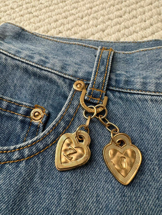 牛仔阔腿裤。自己备注号码 商品图8