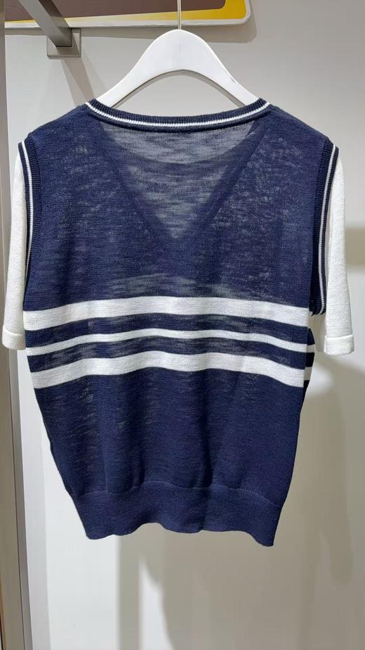 MyCulb蓝白假两件拼接针织衫 商品图1