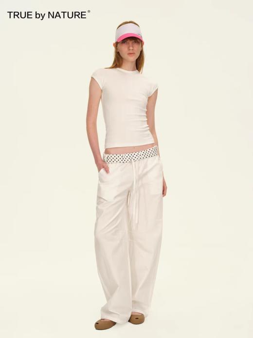 TRUE by NATURE/25SUK08/纯棉高密纸感休闲裤 商品图4