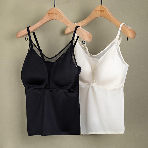 【林栖设计小店】优雅吊带打底背心百搭多色修身显瘦美背2025秋冬新款内搭上衣女1954102 商品图0