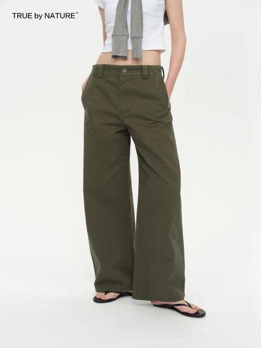 TRUE by NATURE/25SPK02/水洗廓形弯刀休闲裤 商品图1