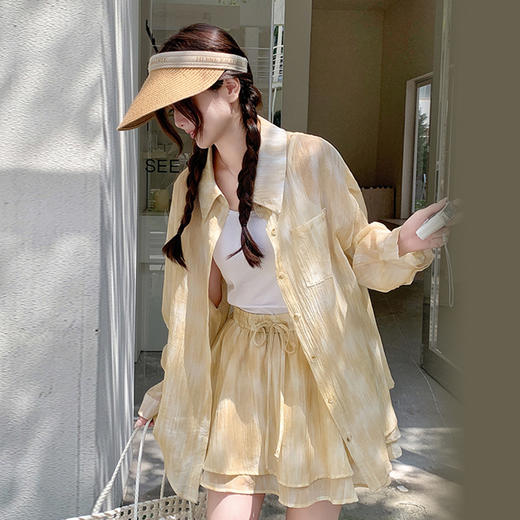 裁缝学苑AQ512天丝防晒衬衫半身裙裤套装纸样女装新款上衣裤子样板 商品图4