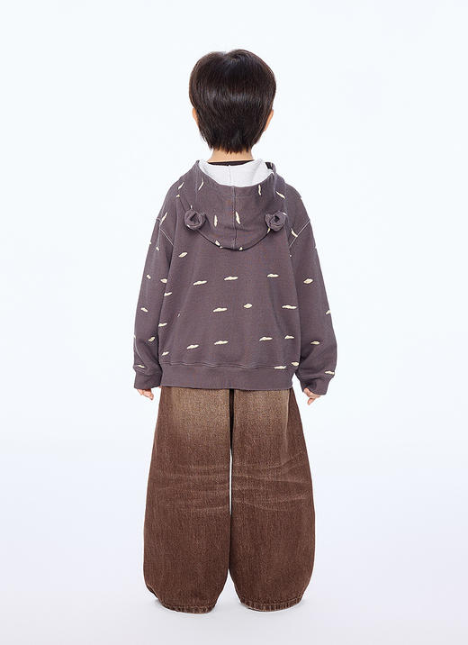 jnby  25年秋款  连帽开襟卫衣  1P8410920 商品图7