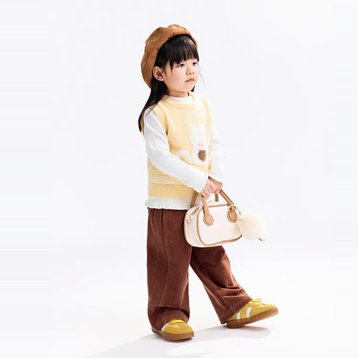 【实体店同款】女童圆领背心秋季新款安奈儿童装XG532121 商品图5