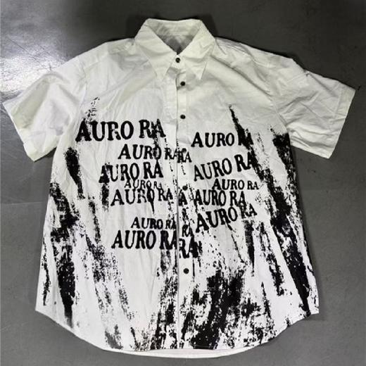 NC个性字母印花短袖衬衫50410 夏季 007362201014 商品图0