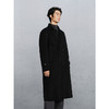 GXG男装   黑色全羊毛双排扣通勤长大衣24冬热卖G24X264024 商品缩略图2