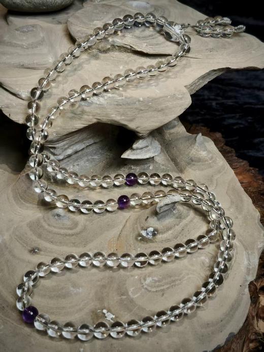 7mm巴西2A白水晶108子念珠 商品图1