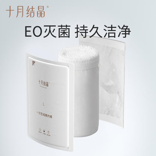 【单条低至2.1元起】十月结晶免洗日抛纯棉灭菌便携一次性内裤组合装 商品图2
